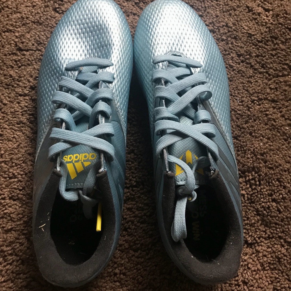 Adidas cleats barely worn.